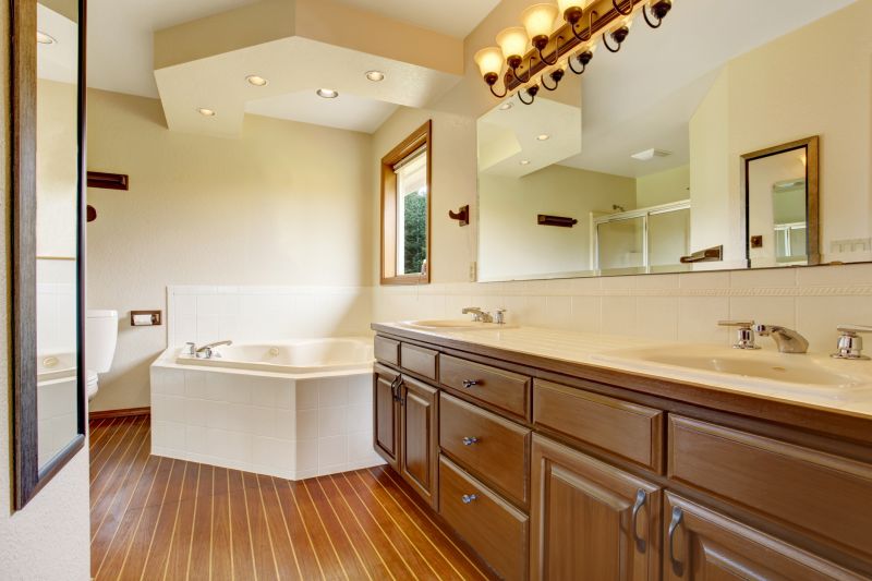 Floating Vanity and Recessed Lighting